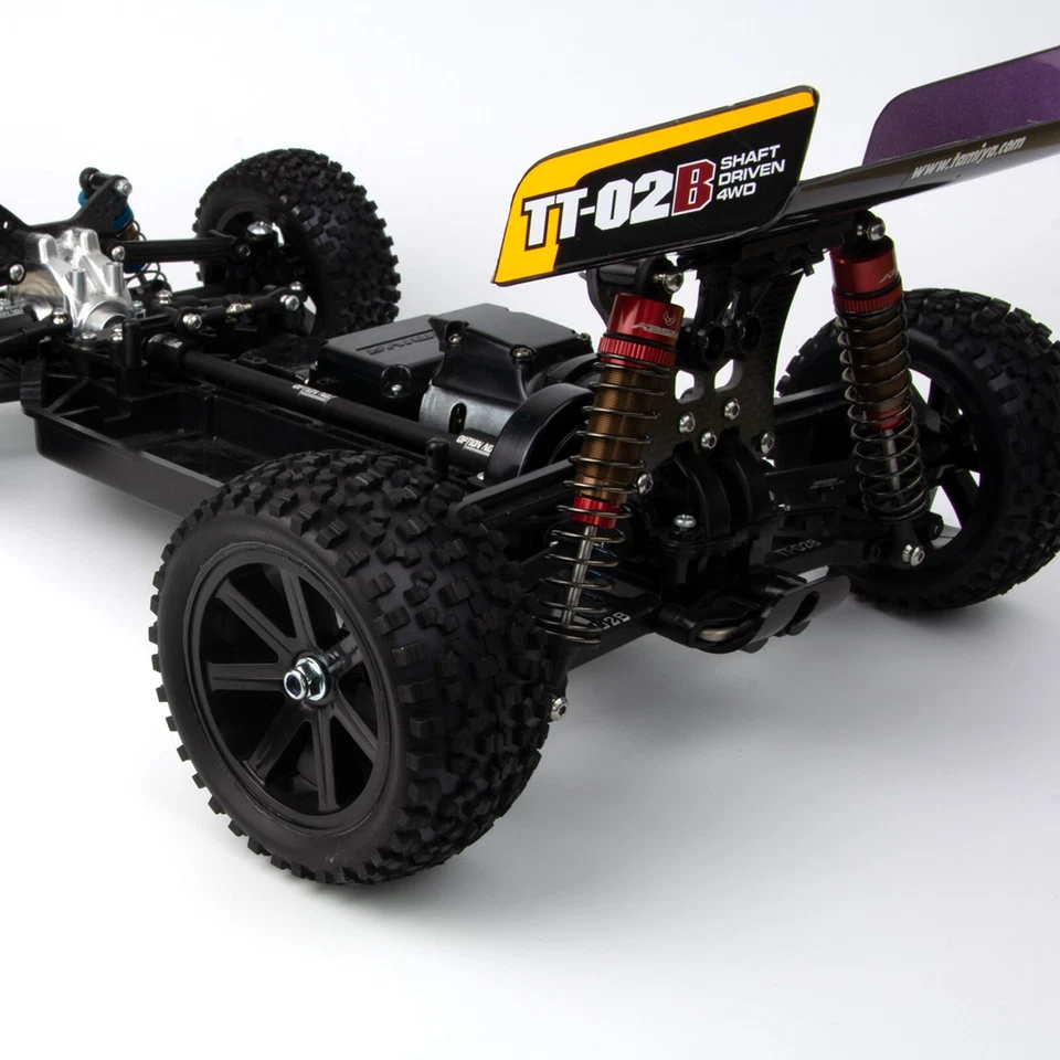 Wheels Rims Tires 12mm Hex Hub for Tamiya TT-02B DT-02 HPI HSP 1/10 RC Buggy Car - Image 3 of 4