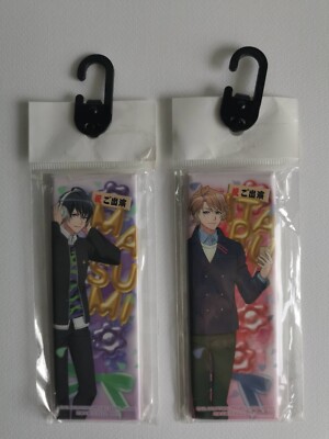 2 Pcs. A3 Usui Masumi , Chigasaki Itaru Rectangle Badge