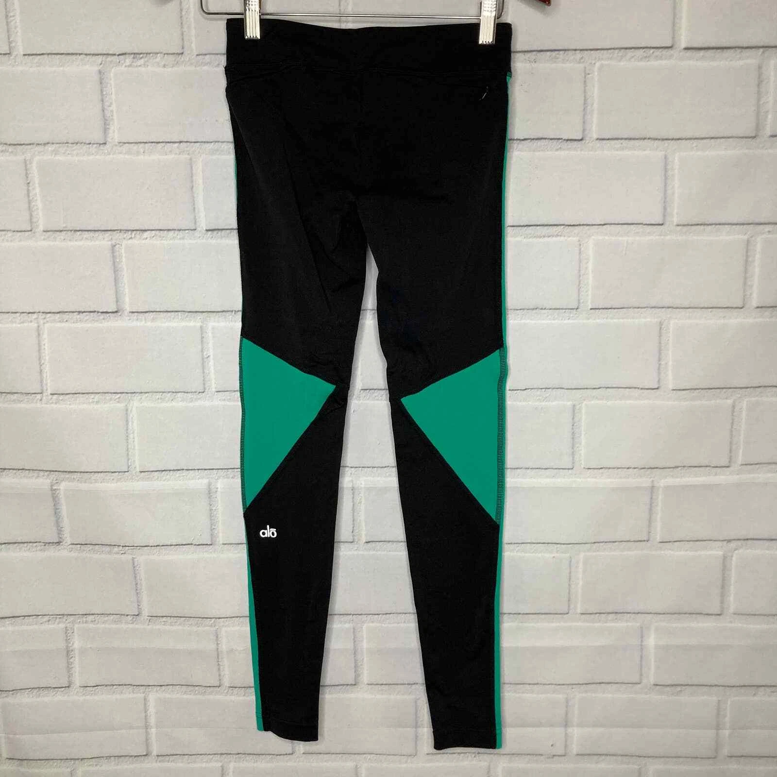 alo-yoga low rise colorblock activewear leggings