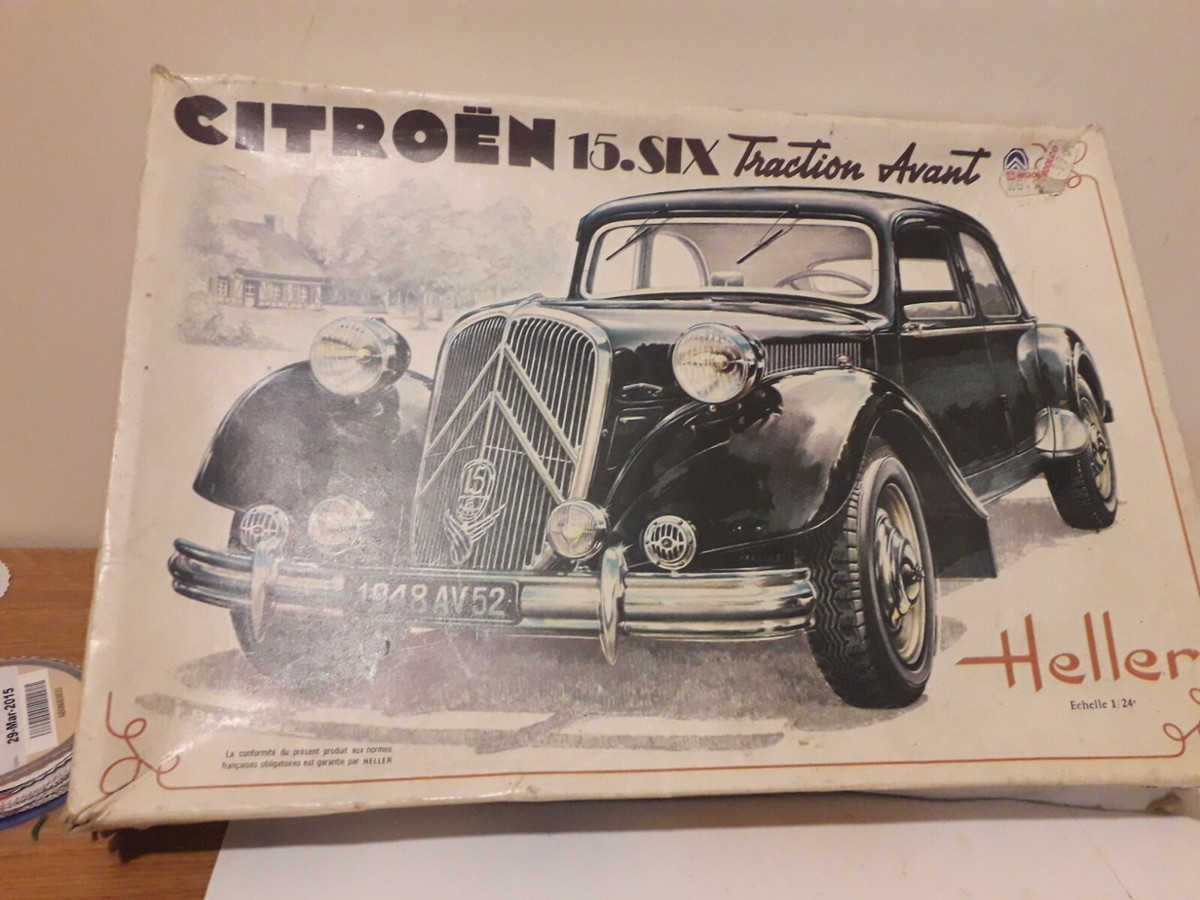 Heller 1/24 Citroen 15.SIX Traction Avant model kit * | eBay