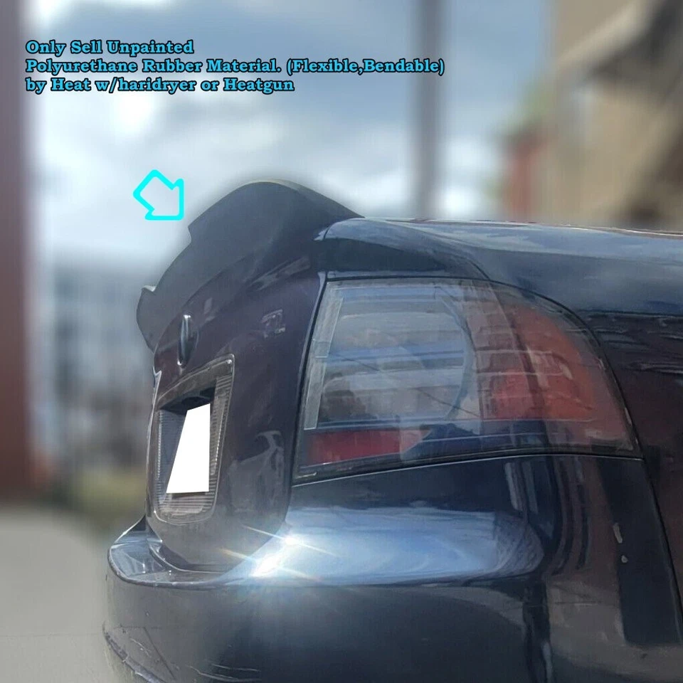 TaVbe 522EC Type Rear Duckbill Trunk Spoiler Wing Fits 2004~2008 Acura TL Sedan - Image 4 of 4