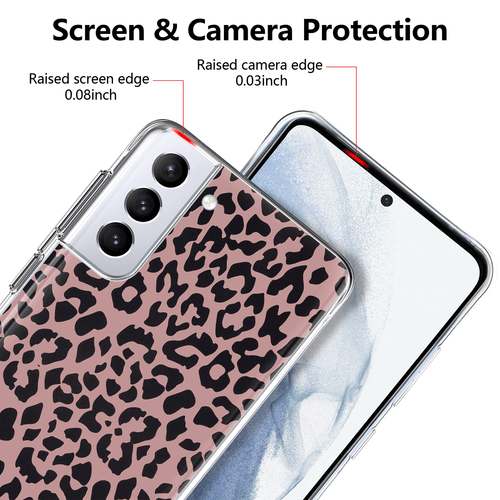 Handyhülle Stoßfest Leopardenmuster Cover für Samsung Galaxy S23 S24 A15 A14 A54 - Bild 54 von 65