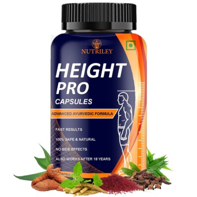 AYURVEDIC inlazer Height Growth For Help increasing height 100% Natural PACK OF2