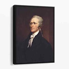 Alexander Hamilton by John Trumbull USA Presidents Canvas Wall Art Print