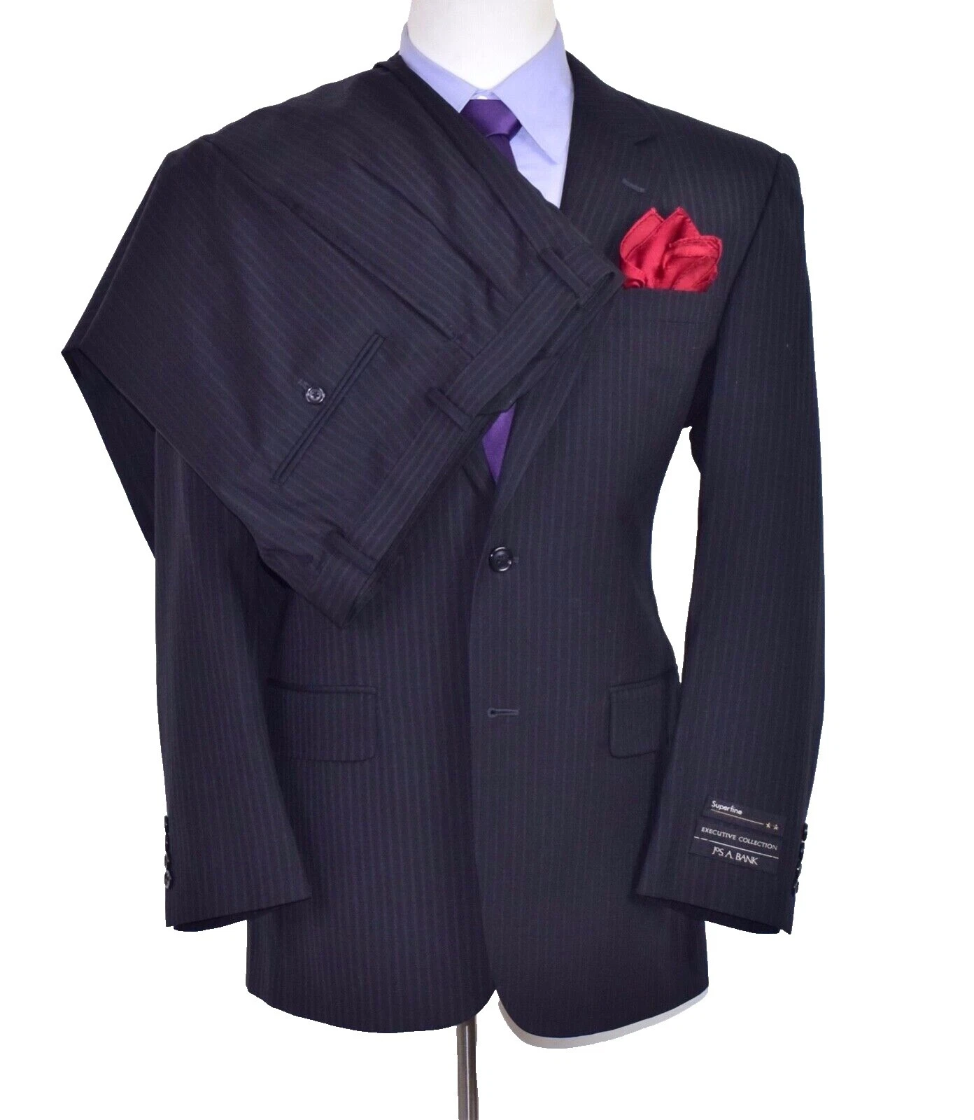 Jos. A. Bank Wool Striped Suits & Blazers for Men