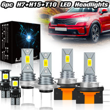 For Audi A6 C7 2011-2018 DRL Led Headlight White Hid High Low Side Light Bulbs