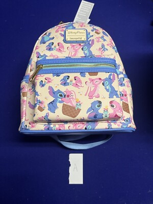 ☆Loungefly☆パーク限定 スティッチ&エンジェル バックパック Disney Parks Stitch and Angel Loungefly Mini Backpack – Lilo