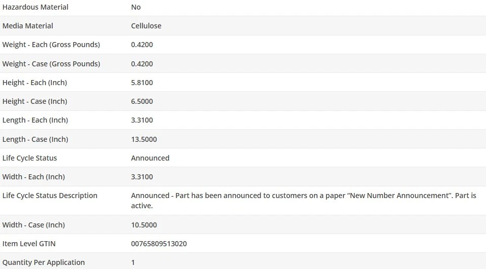 Оригинальный масляный фильтр двигателя WIX для ASTON MARTIN DB4 1960-1962 L6-4,0 л - Изображение 4 из 4