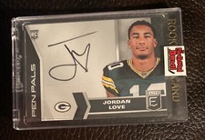2020 Panini Donruss Elite Jordan Love Penpals Rookie Auto Green Bay Packers #PP4
