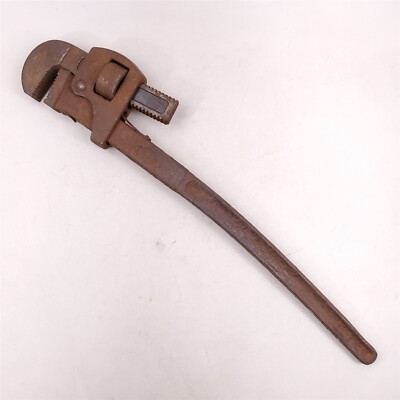 Walworth 24'' Genuine Stillson Pipe Monkey Wrench Adjustable Boston USA