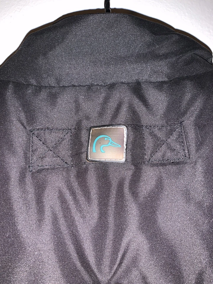 Vintage Men’s Ducks Unlimited Black Puffer Vest Size Small Hunting Outdoorsy - Image 3 of 4