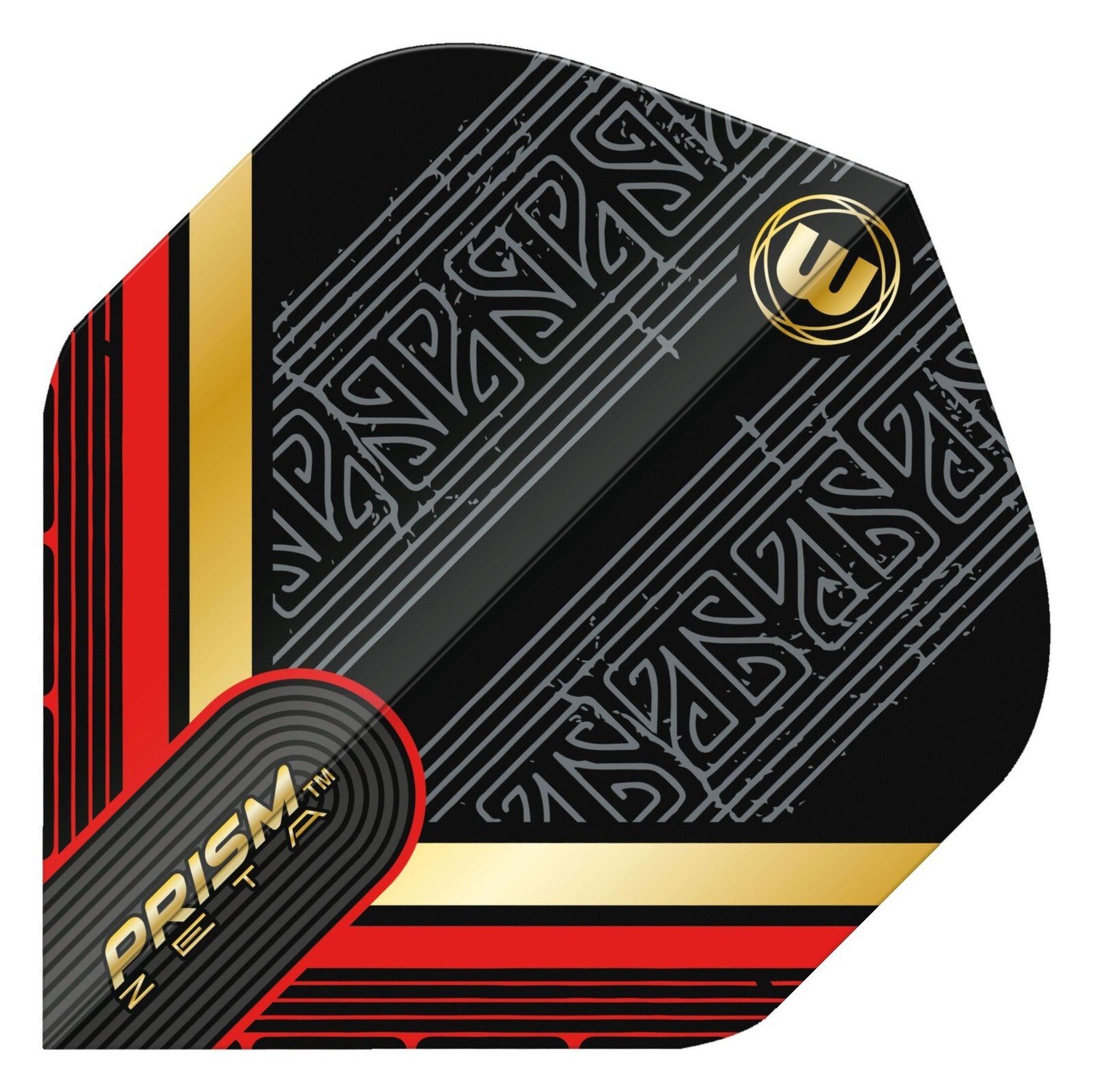 WINMAU Prism Zeta PDC Dart-Flüge - 1 Satz (3 Flüge), Blau/weiß, Aus 100-Mikron-Folie, Für Optimale Flugbahn