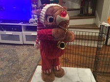 Rudolph Reindeer Plush Animated Musical Dance Sing Play Sax Lighted Nose Dan Dee