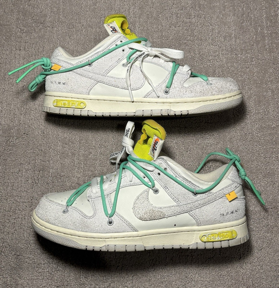 off white nike dunk lot 14 size 9.5 | eBay display picture 1