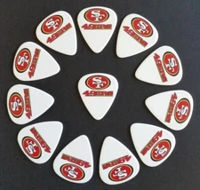 San Francisco 49ers Guitar Picks (12 picks) - (Buy 2, save 50% on 2nd)