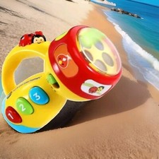 VTECH SPIN AND LEARN COLOR FLASHLIGHT WITH LIGHTS AND SOUNDS.