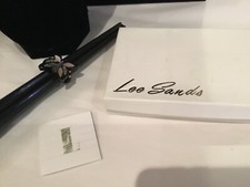 AUTHENTIC LEE SANDS INLAY GEMSTONE BUTTERFLY STRETCH RING MUST SEE NO RESERVE