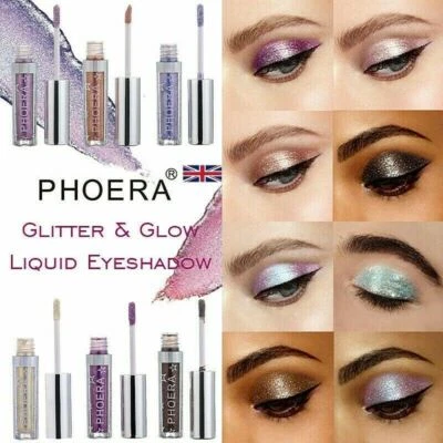 PHOERA® Magnificent Metals Eyeshadow Glitter And Glow Liquid Metallic Eye Shadow