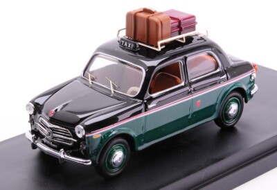Modellauto Maßstab 1:43 rio FIAT 1100 Taxi Rom Oldtimer Modellbau Automodell