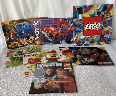 Lego Brochures Lego Club Freestyle Technic Vintage