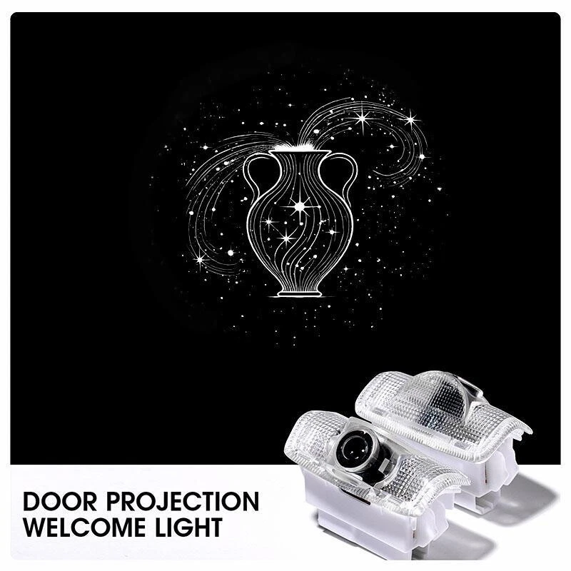 Proyector de luz de cortesía de puerta HD 2x para Toyota Land Cruiser LC300 NUEVO Foto 2 de 4