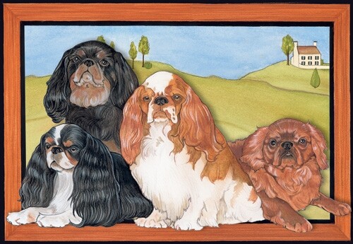 English Toy Spaniel Blank Note Card - Picture 1 of 1