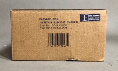 Schlage Passage Lock - J10 SEV 619 16-254 - Silver - NEW | eBay