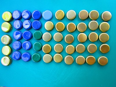 50 Kronenkorken  Kronkorken Bottle cap sammeln, basteln,  Mosaik ohne Aufdruck