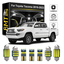 11x Xenon White Interior LED Light Package Kit For 2016- 2022 2023 Toyota Tacoma