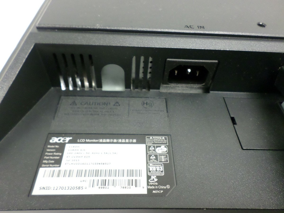 Acer V193W 19