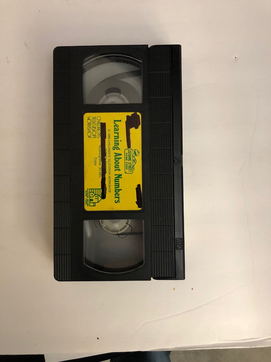 My Sesame Street Home Video-Learning About Numbers VHS-1986