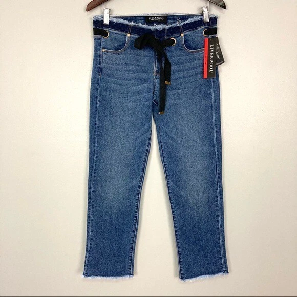 Liverpool crop best sale jeans
