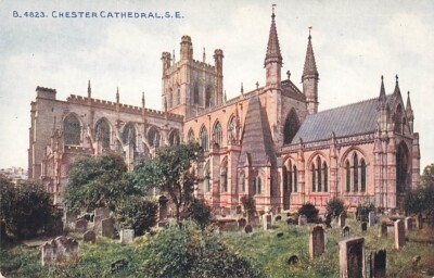 Postcard Cathedral SE Chester England UK DB