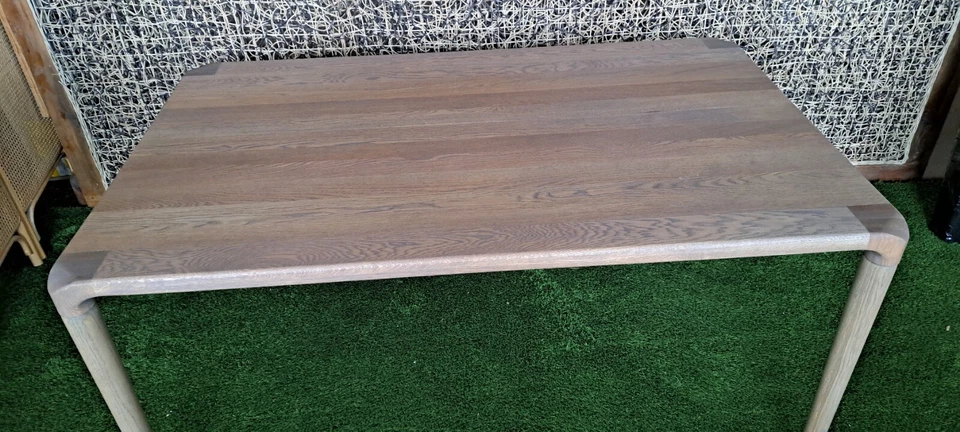 6 Seater Dining Table, CaltonFurnitur Tambour 155cm Holcot Dining Table RRP £699 - Image 4 of 4