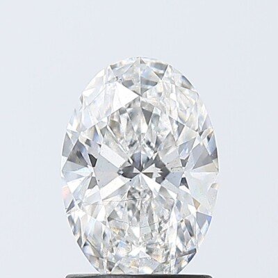 Lab Grown 1.50 Ct OVAL Cut F Color SI1 Clarity IGI Certified CVD Diamond
