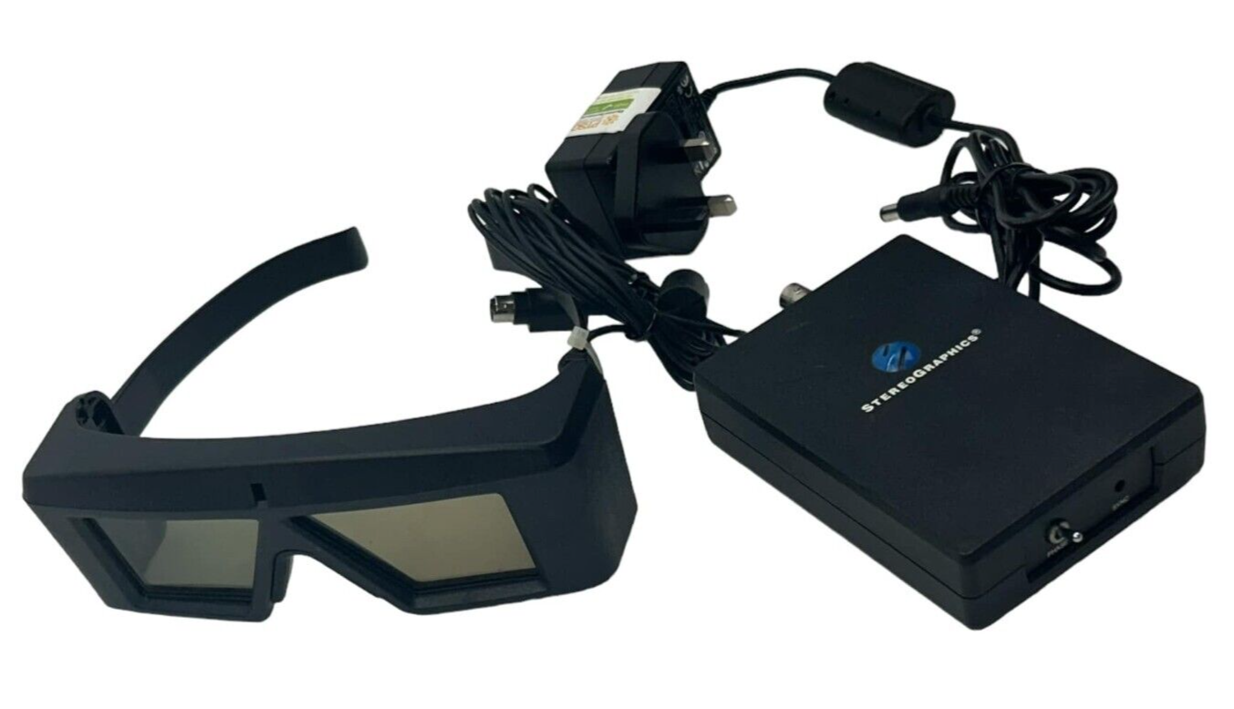 Stereographics Crystal Eyes Workstation 3D Glasses & Transmitter
