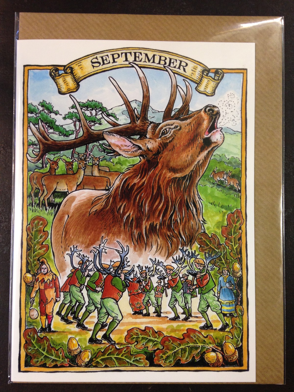 MONTHLY GREETING CARDS January December PAGAN Celtic WICCAN HEDINGHAM