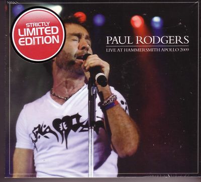 PAUL RODGERS ''Live at Apollo 2009'' 3 CD Digipack Lim.Ed