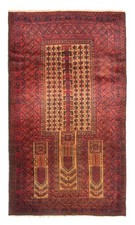 2'11" x 5'0" Traditional Vintage Hand Knotted Oriental Carpet Wool Area Rug