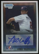 2010 Bowman Chrome Lance McCullers Jr. Auto 1st Chrome USA-LM