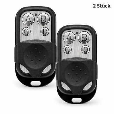 2x Ersatz Handsender 433,92 MHz 4 Tasten für Novoferm Novotron Novoport 502