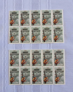 Smokey Bear Wildfires 20¢ stamp 2 Blocks (10 each) Scott# 2096 MNH