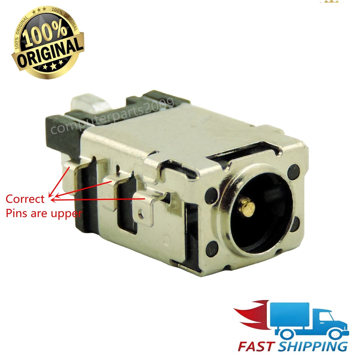 Connecteur D'alimentation DC Jack Pour Asus F515EA, F515FA, F515JA, F515JP, F515KA - Marque Kinpower - Neuf