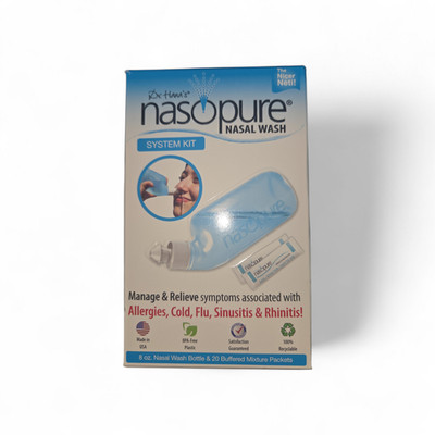 Dr. Hana's Nasopure Nasal Wash System Kit 8 Oz - Brand New - 4/2027