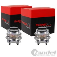 2X Metzger RADLAGER-SATZ Hinten Passend FÜR Nissan Juke Leaf Links+Rechts | WM