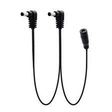 1-to-2 Guitar Pedal Power Cable - Daisy Chain Supply Cord 9V DC Effect Boards