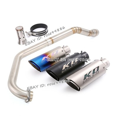 For Yamaha YZF R15 V1 V2 Motorcycle Exhaust Header Link Pipe 51MM Muffler System