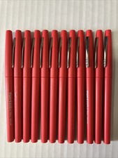 Paper Mate Flair Felt Tip Pens, Medium Point 0.7mm , Red, 12 Count