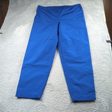 True Vintage REI Goretex Pants Mens L Blue Pull On Drawstrong Outdoor Gorp Foul