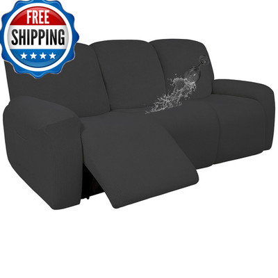 Easy-Going 100 Dual Waterproof Recliner Sofa Cover 8-Pieces Stretch Relining